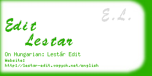 edit lestar business card